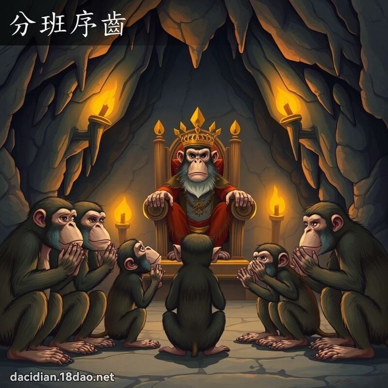 分班序齿 - 国语大辞典配图