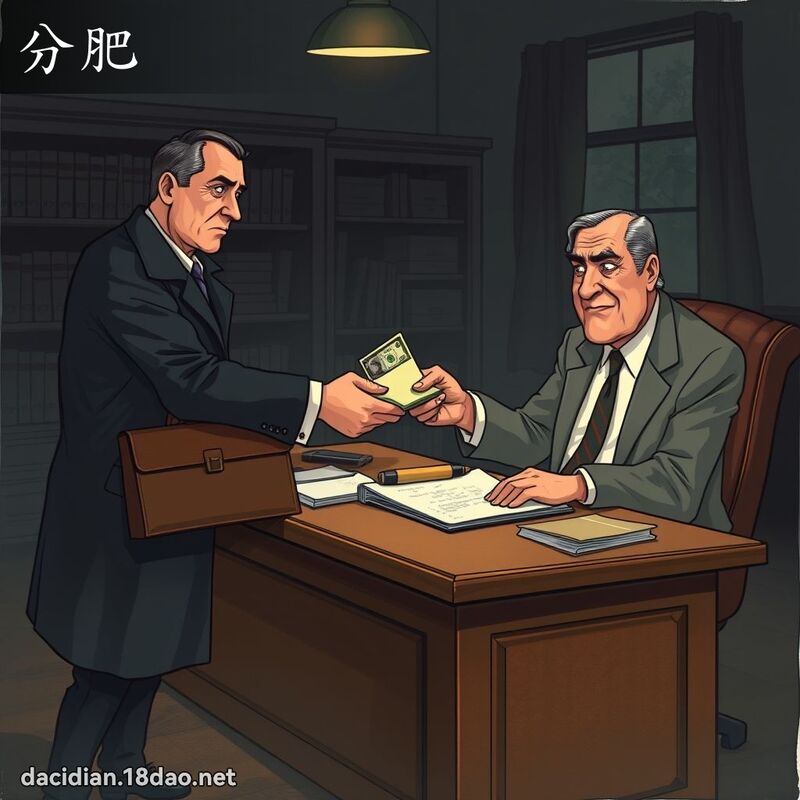 分肥 - 國語大辭典配圖