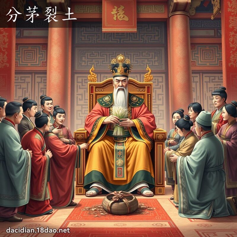 分茅裂土 - 國語大辭典配圖