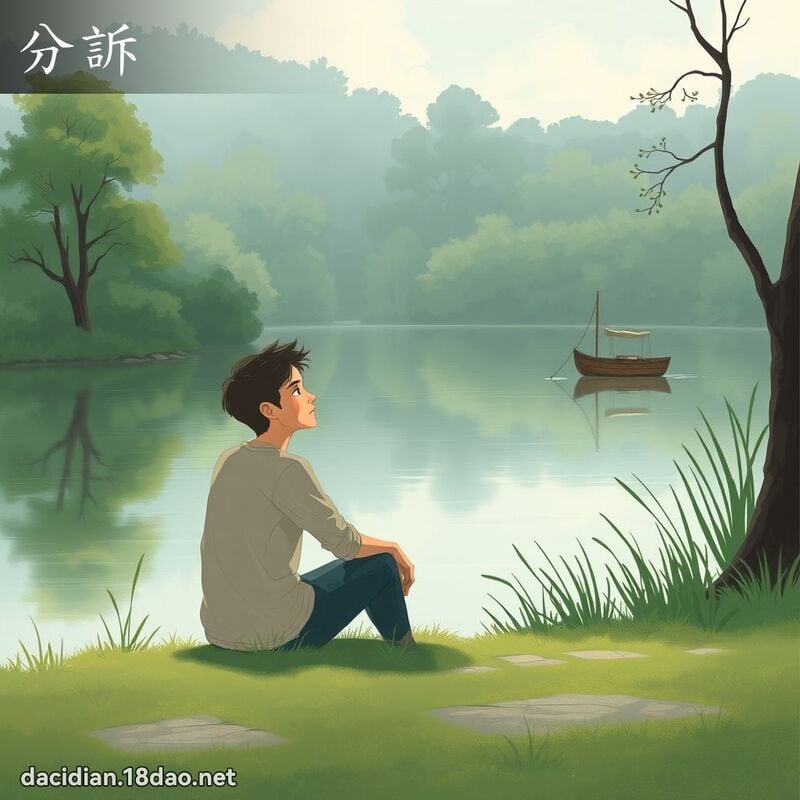 分诉 - 国语大辞典配图