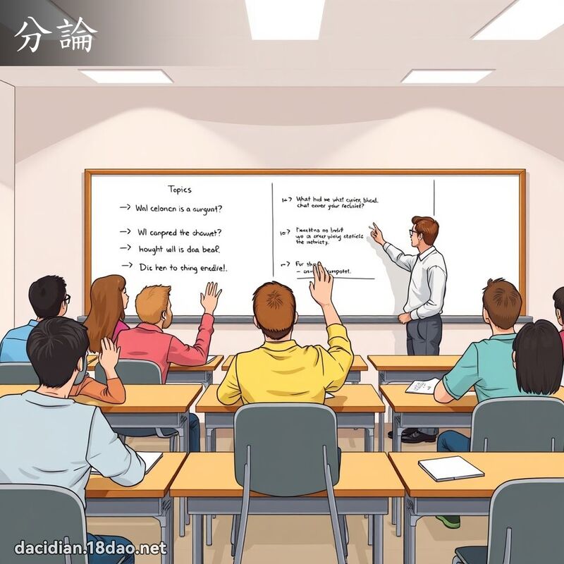 分論 - 國語大辭典配圖