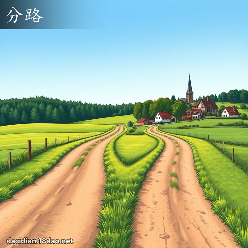 分路 - 国语大辞典配图