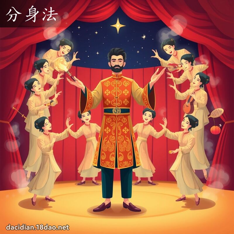 分身法 - 国语大辞典配图
