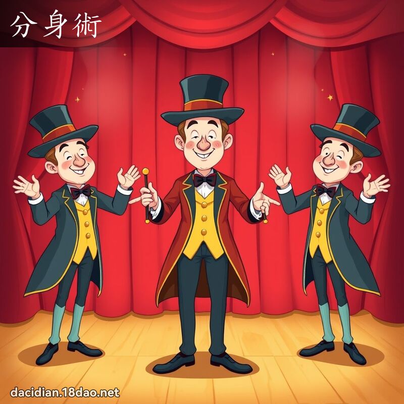 分身术 - 国语大辞典配图