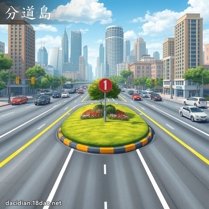 分道岛 - 国语大辞典配图