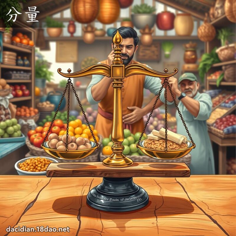 分量 - 国语大辞典配图