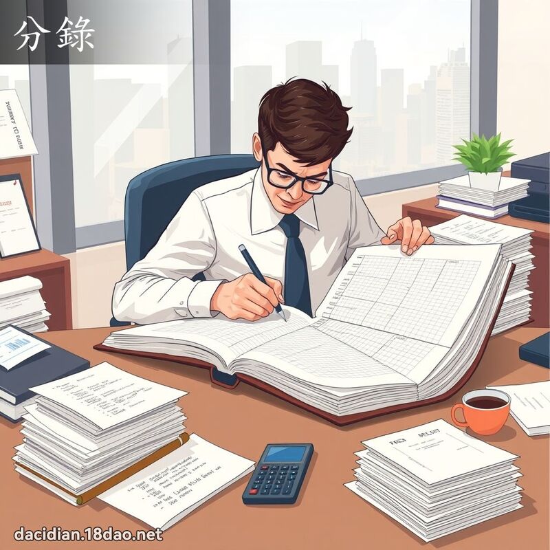 分錄 - 國語大辭典配圖