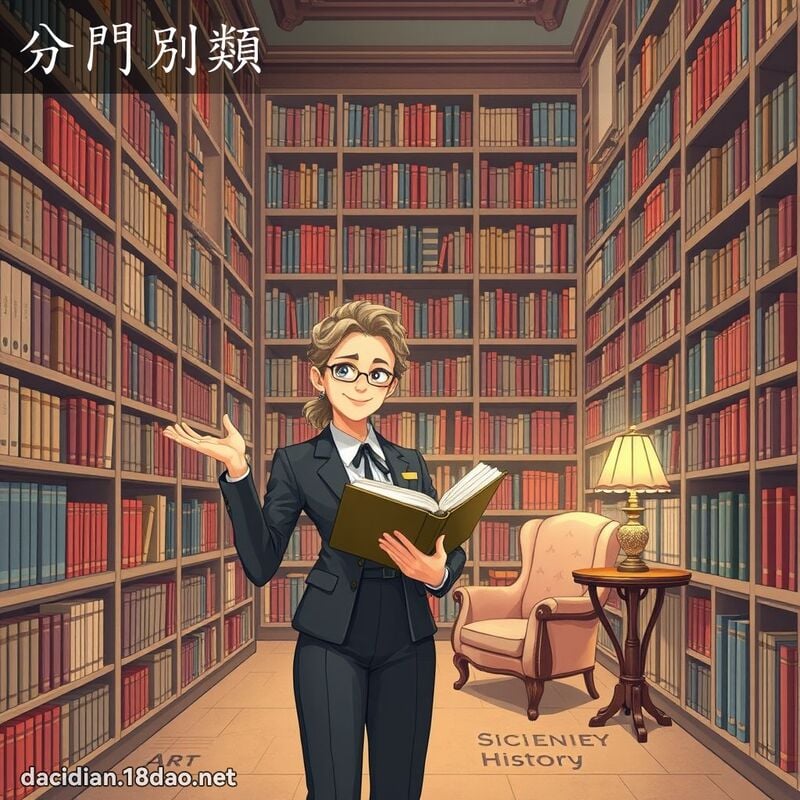 分門別類 - 國語大辭典配圖