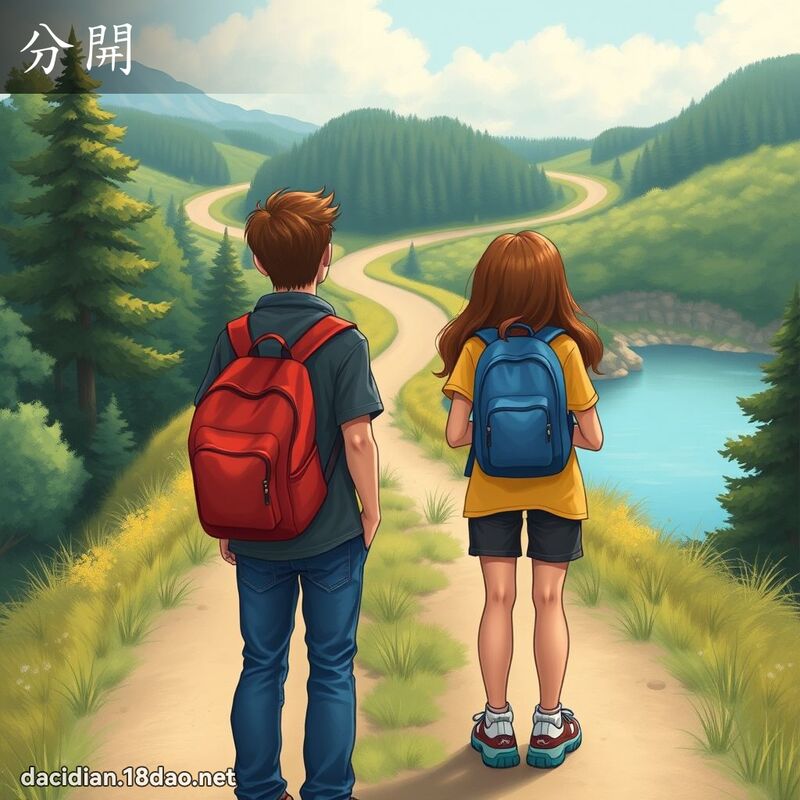 分開 - 國語大辭典配圖