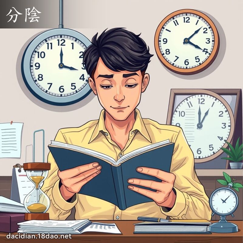 分阴 - 国语大辞典配图