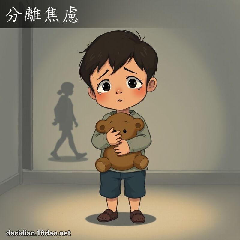 分离焦虑 - 国语大辞典配图