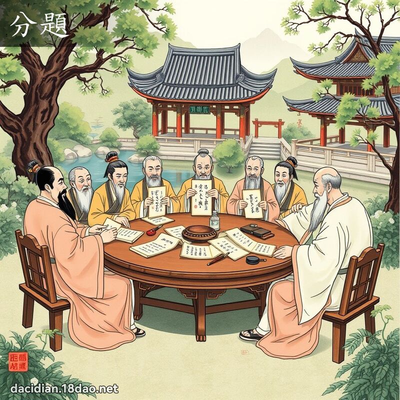 分題 - 國語大辭典配圖