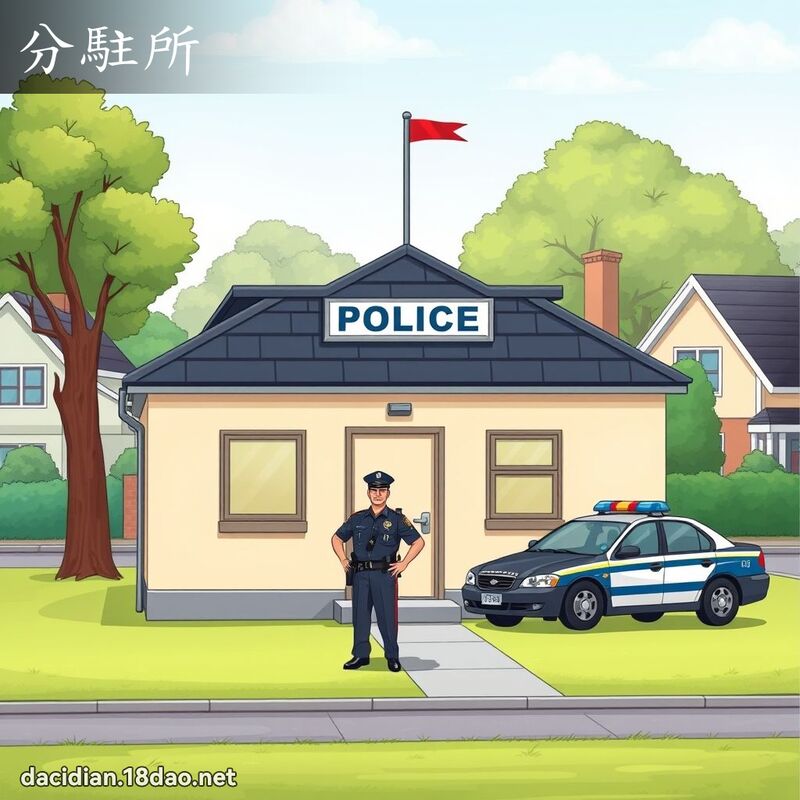 分駐所 - 國語大辭典配圖