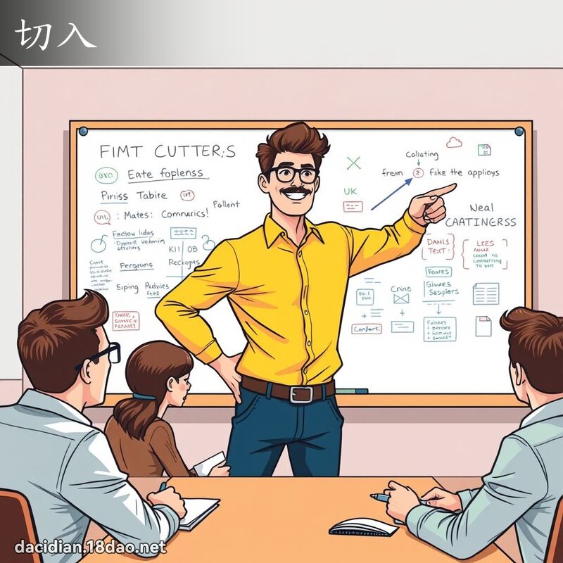 切入 - 国语大辞典配图