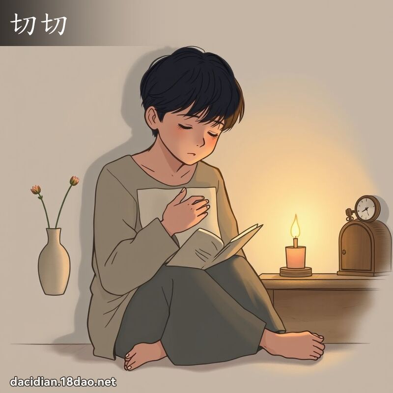 切切 - 國語大辭典配圖
