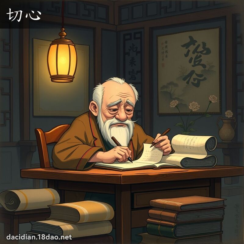 切心 - 国语大辞典配图