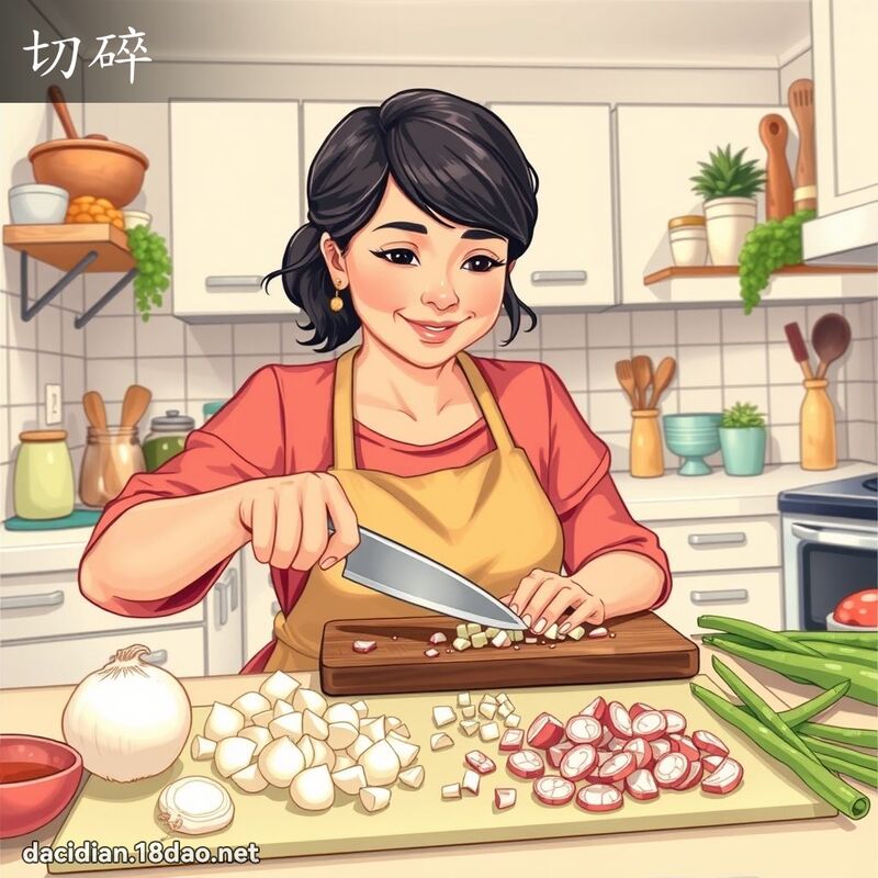 切碎 - 國語大辭典配圖
