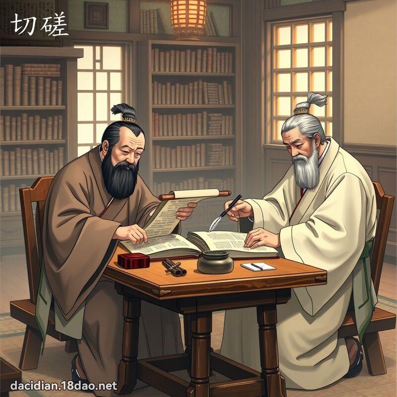 切磋 - 国语大辞典配图
