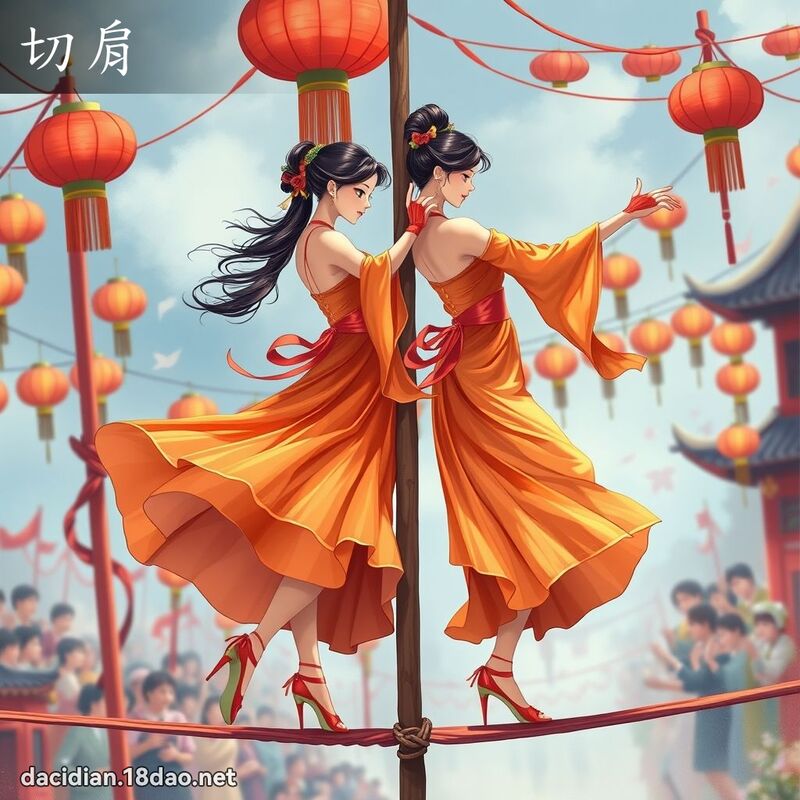 切肩 - 国语大辞典配图
