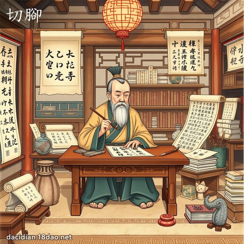 切腳 - 國語大辭典配圖