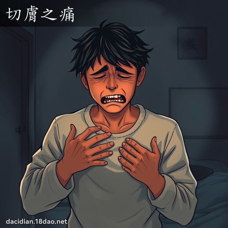 切膚之痛 - 國語大辭典配圖