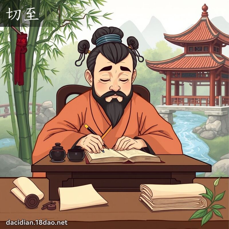切至 - 国语大辞典配图
