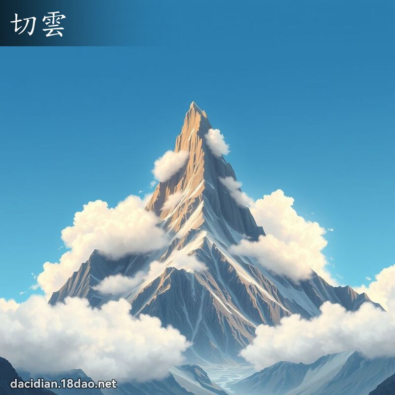 切雲 - 國語大辭典配圖