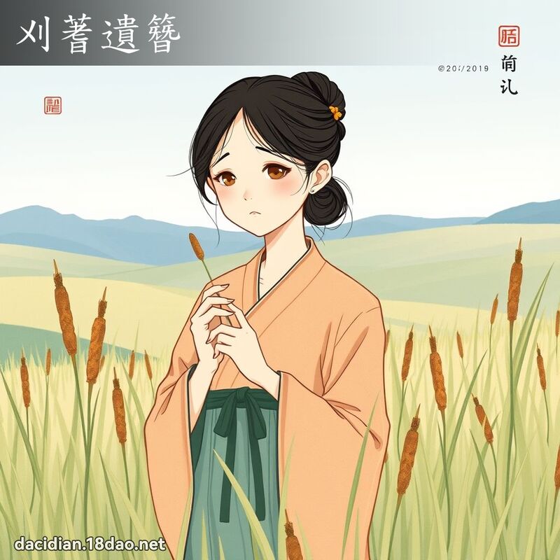 刈蓍遺簪 - 國語大辭典配圖