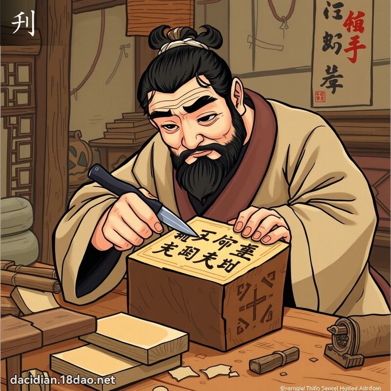 刋 - 國語大辭典配圖