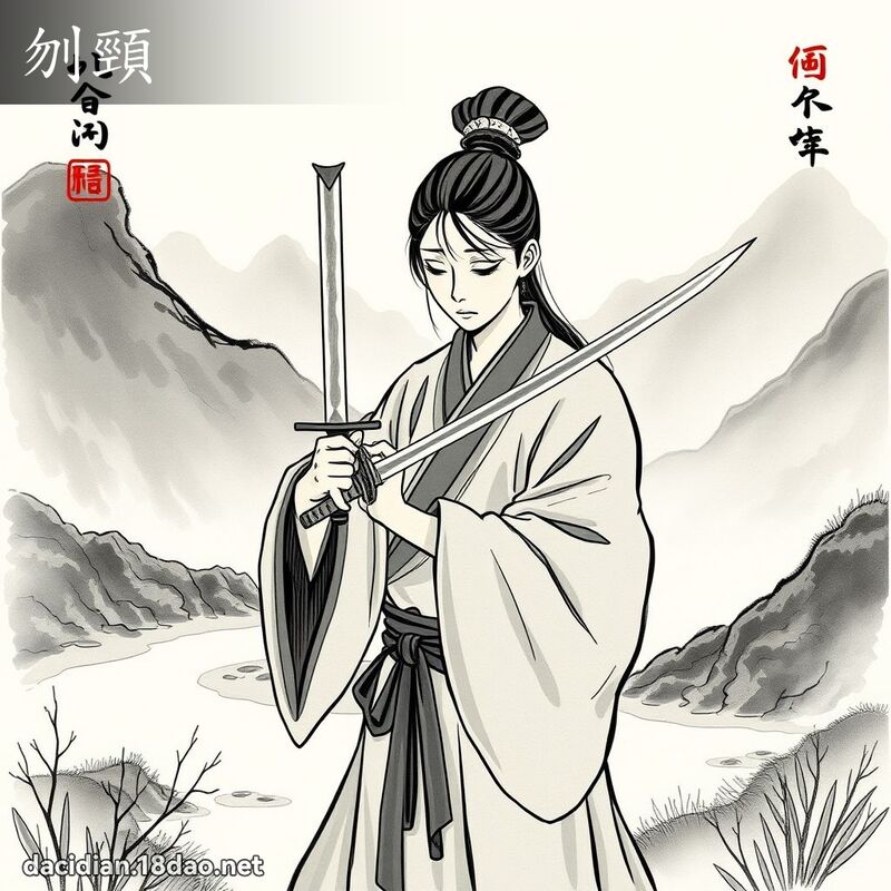 刎頸 - 國語大辭典配圖