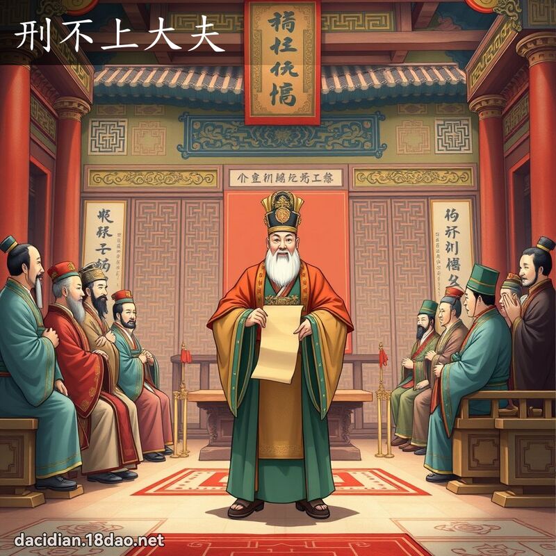 刑不上大夫 - 国语大辞典配图