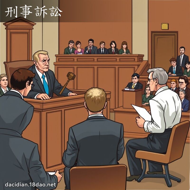 刑事诉讼 - 国语大辞典配图