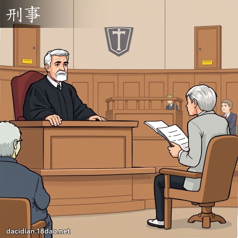 刑事 - 國語大辭典配圖