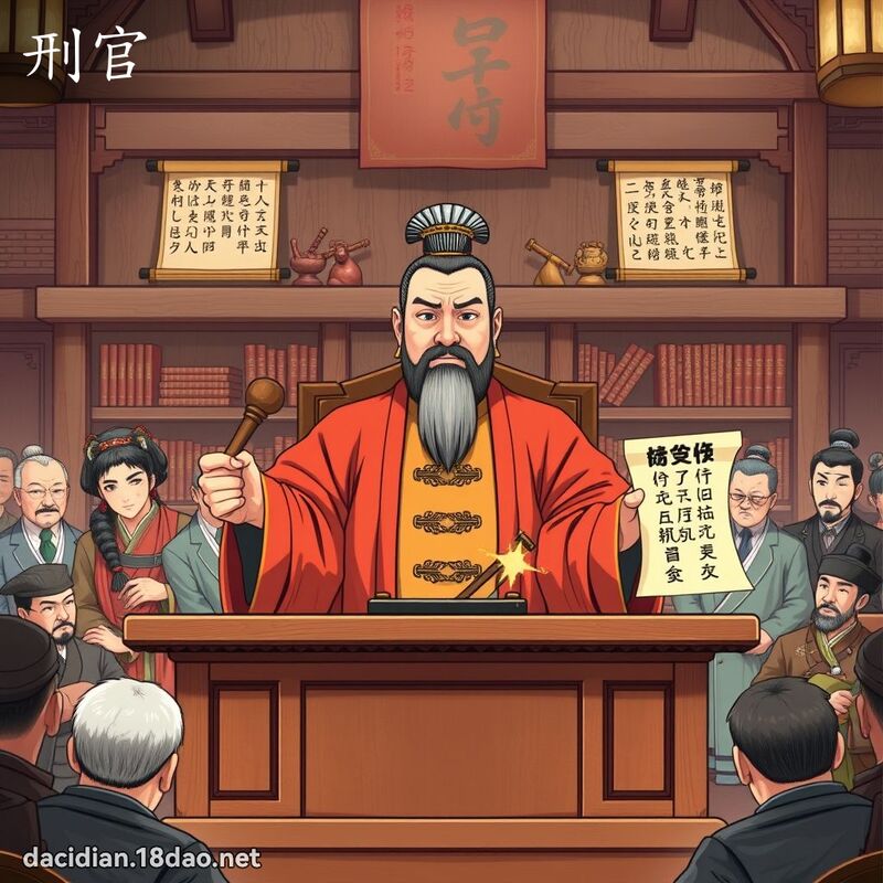 刑官 - 國語大辭典配圖