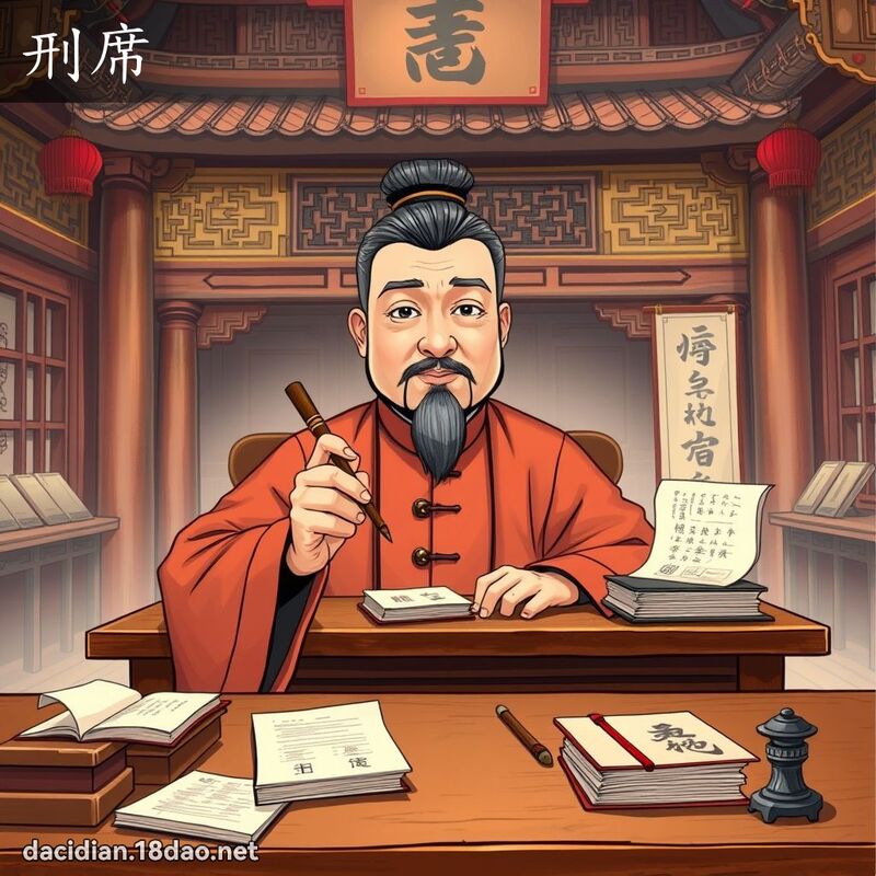刑席 - 國語大辭典配圖