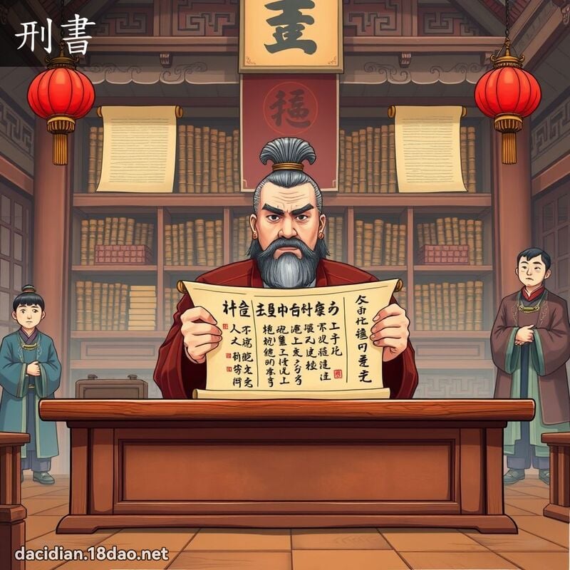 刑書 - 國語大辭典配圖