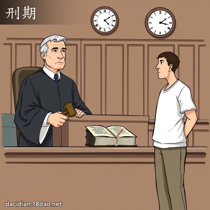 刑期 - 國語大辭典配圖