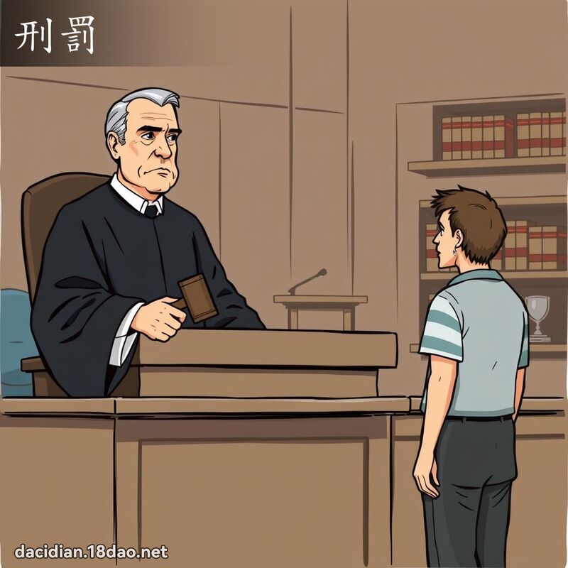 刑罰 - 國語大辭典配圖