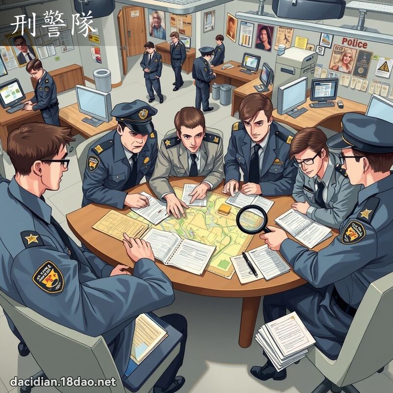 刑警隊 - 國語大辭典配圖