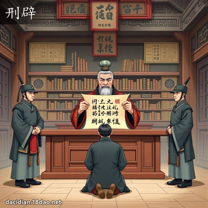 刑辟 - 国语大辞典配图