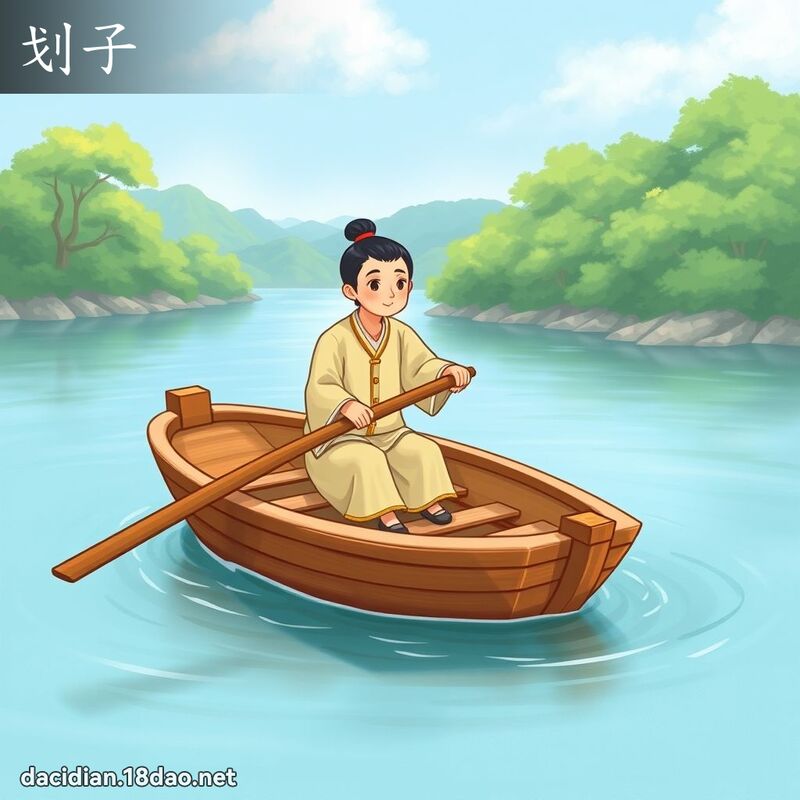 划子 - 國語大辭典配圖