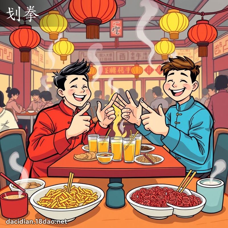 划拳 - 國語大辭典配圖
