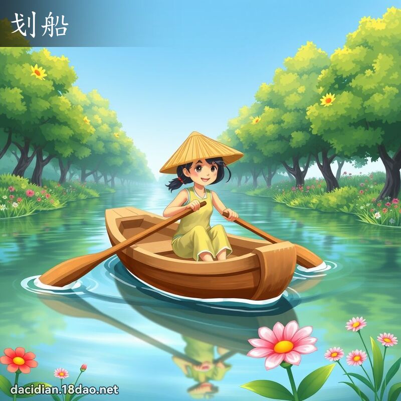 划船 - 國語大辭典配圖