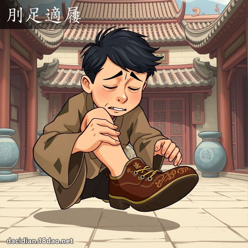 刖足適屨 - 國語大辭典配圖