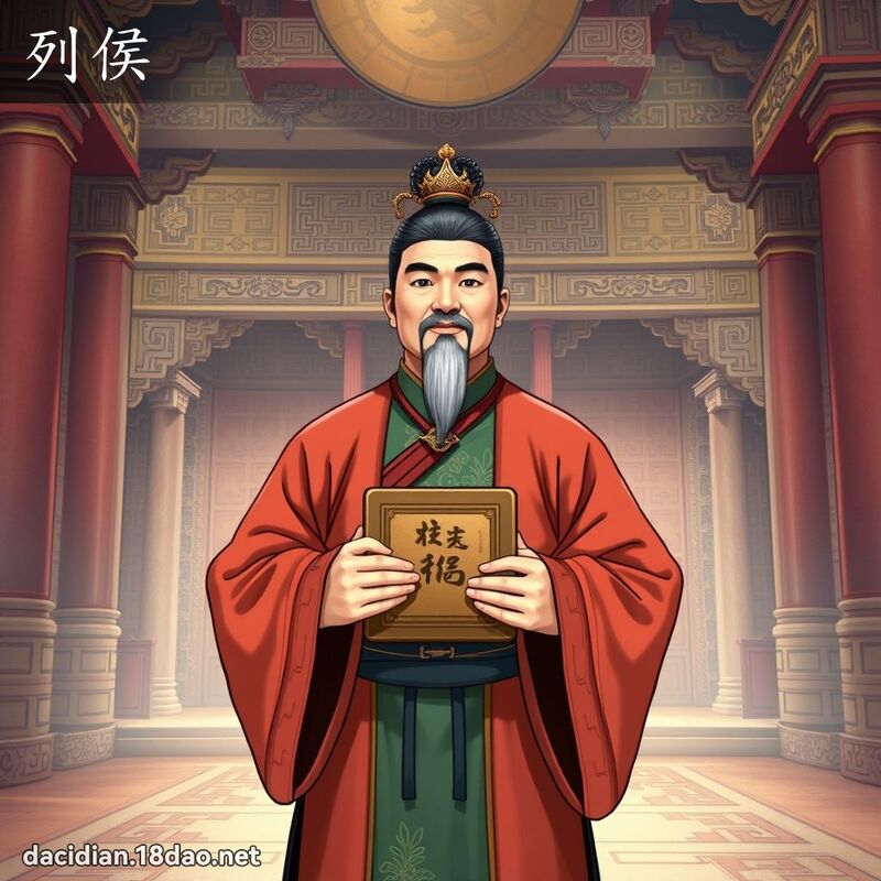 列侯 - 国语大辞典配图