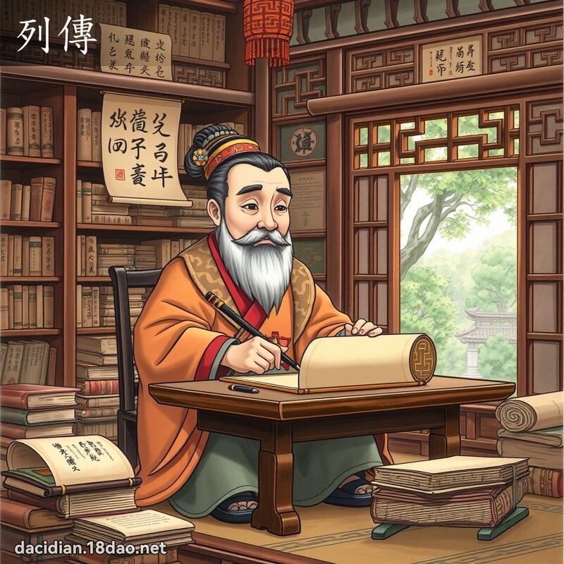 列传 - 国语大辞典配图