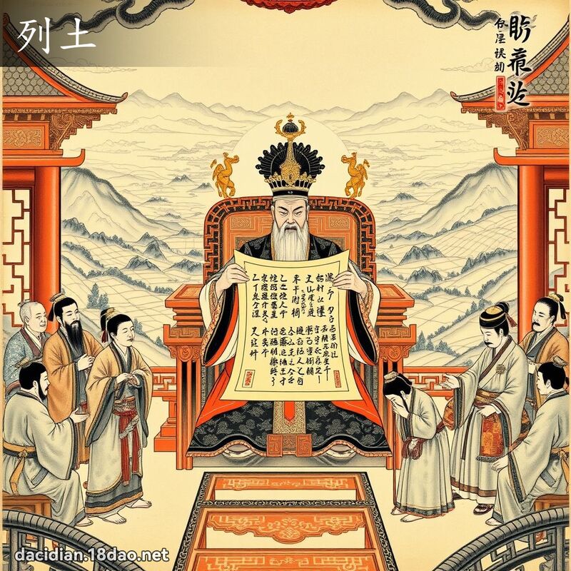 列土 - 国语大辞典配图