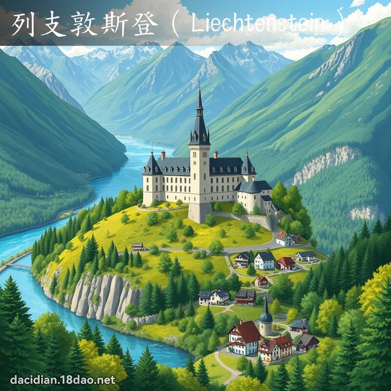 列支敦斯登（Liechtenstein） - 国语大辞典配图