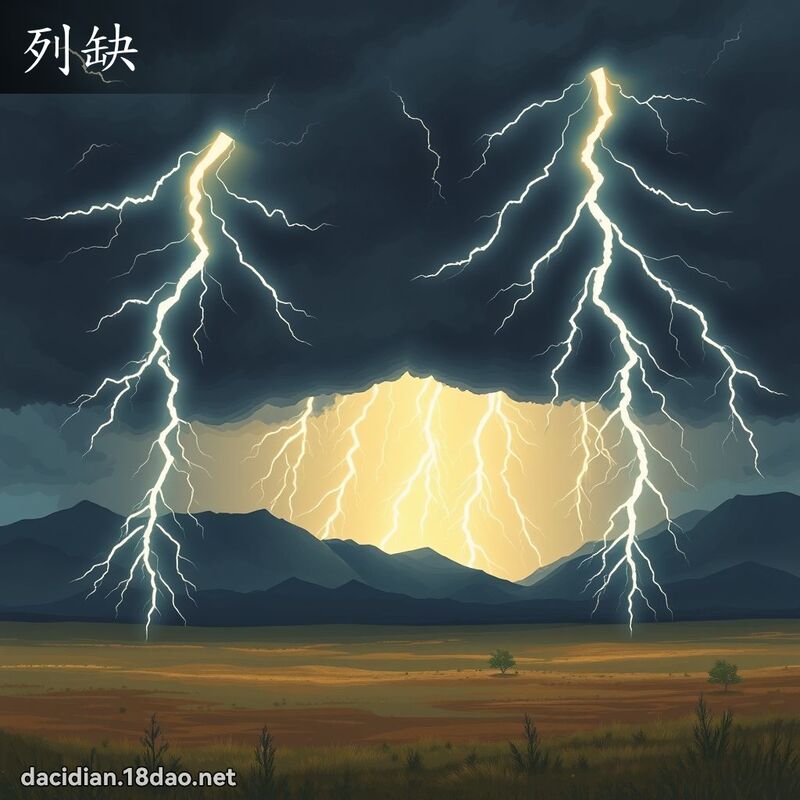 列缺 - 國語大辭典配圖