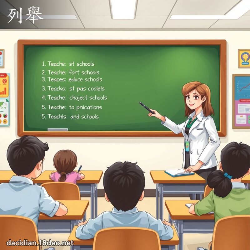 列举 - 国语大辞典配图